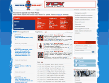 Tablet Screenshot of misterhelmet.com